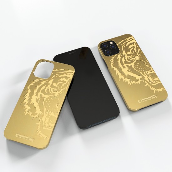 Callancity Hot Sale New Custom Logo Metal Protective Phone Case